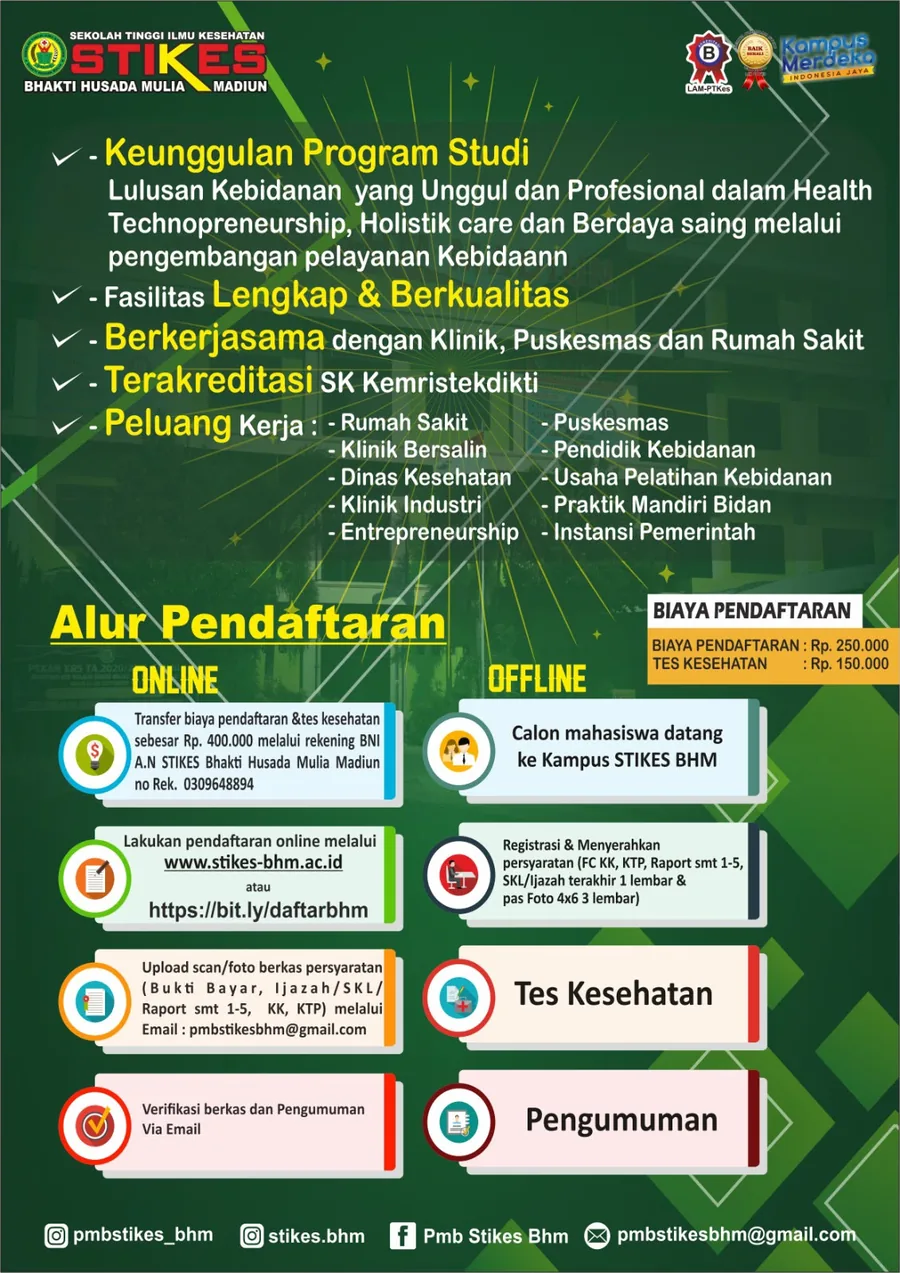 Keunggulan program studi dan alur pendaftaran